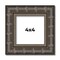 4x4 Modern Bamboo Picture Frame with UV-Resistant Acrylic & Acid Free Backing, Available in 5 Finishes - Gold, Silver, Brown, Black, and Natural
